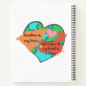 Carolina ist meine Zuhause.... Notizbuch (Rückseite)