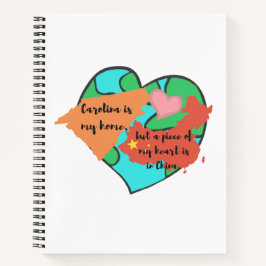 Carolina ist meine Zuhause.... Notizbuch