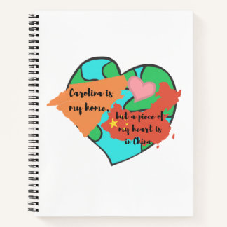 Carolina ist meine Zuhause.... Notizbuch