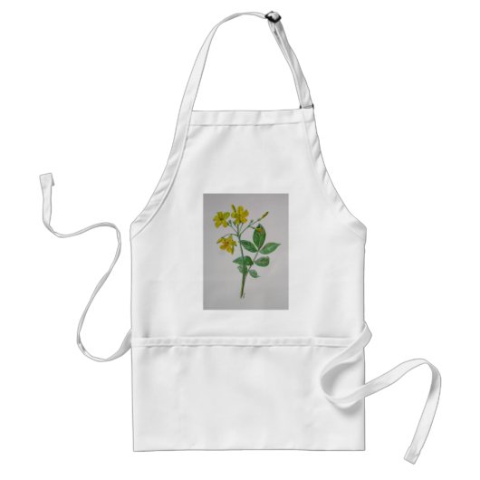 Carolina Jasmine Botanische Kunst Schürze (Vorne)