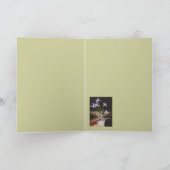 Carolina mit Blumenkarte Karte (Innenseite)