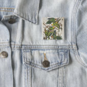 Carolina Parakeet, aus "Birds of America", 1829 Button (Beispiel)