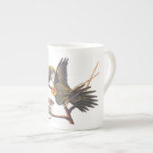 Carolina Parakeet Trio Porzellantasse (Vorderseite Rechts)