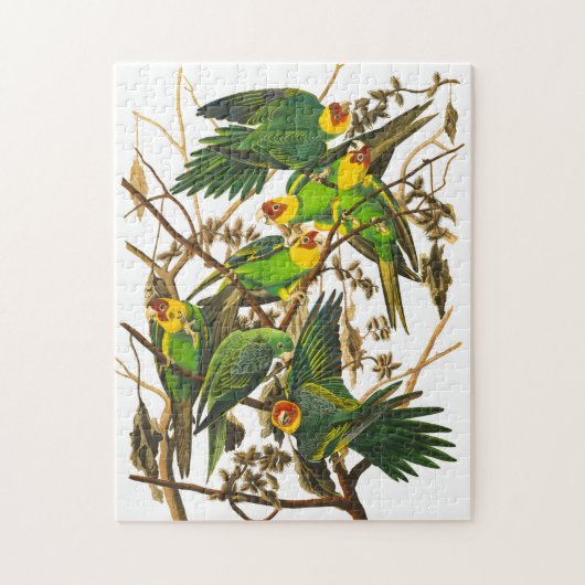 Carolina Parrot von John James Audubon Puzzle (Vertikal)