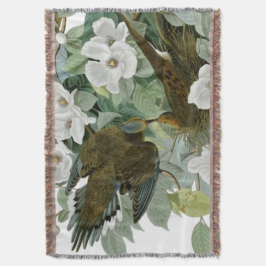 Carolina Pigeon Audubon Morning Dove Decke (Vorderseite Vertikal)