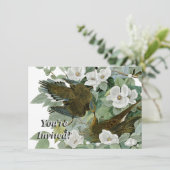 Carolina Pigeon Audubon Morning Dove Einladung (Stehend Vorderseite)