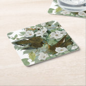 Carolina Pigeon Audubon Morning Dove Rechteckiger Pappuntersetzer (angewinkelt)