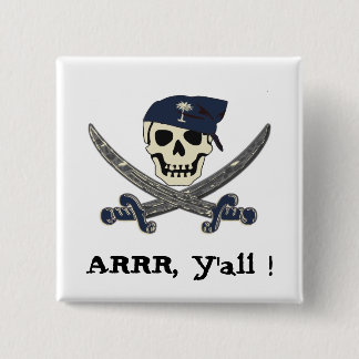Carolina-Piraten-Knopf Button