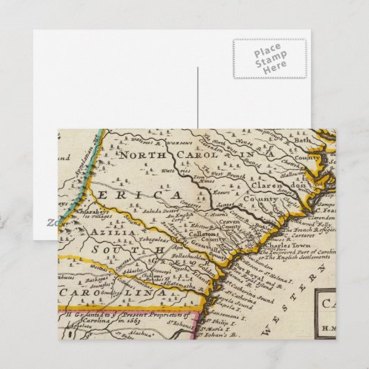 Carolina Postkarte (Vorne/Hinten)