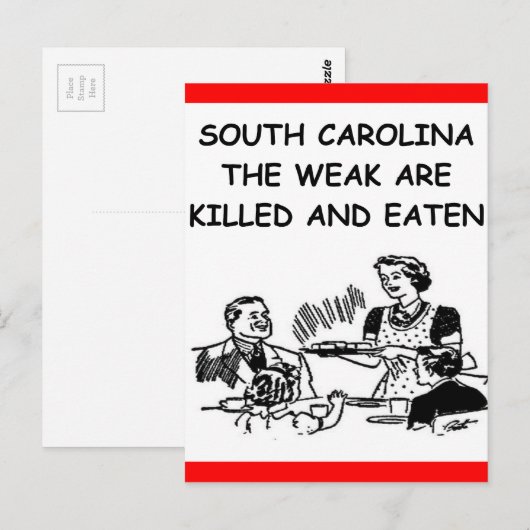 Carolina Postkarte (Vorne/Hinten)