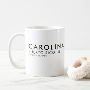 Carolina Puerto Rico Koordinaten Mug Boricua Gesch Kaffeetasse