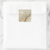 Carolina Quadratischer Aufkleber (Tasche)