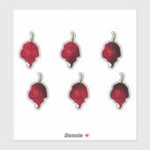 Carolina Reaper Chilli Pepper Sticker Set (Blatt)