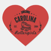 Carolina Rollergrls Aufkleber (Vorderseite)