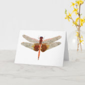 Carolina Saddlebags Dragonfly Karte (Gelbe Blume)