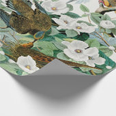 Carolina-Schildkröte-Taube, Vögel von Amerika Geschenkpapier (Ecke)