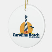 Carolina-Strand Keramik Ornament (Links)