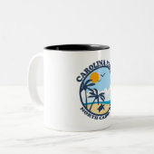 Carolina-Strand Zweifarbige Tasse (Vorderseite Links)