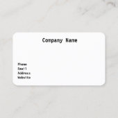 Carolina Surf Business Cards Visitenkarte (Rückseite)