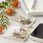 Carolina Taube oder Trauertaube Schlüsselanhänger (Vorderseite rechts)