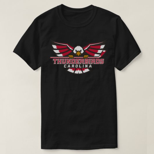 Carolina Thunderbirds Aufkleber T-Shirt (Design vorne)