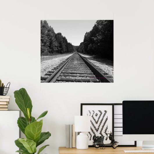 Carolina Tracks Poster (Heimbüro)