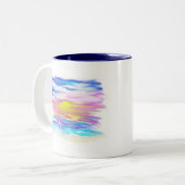 Carolina-Träumen Zweifarbige Tasse (Vorderseite Links)