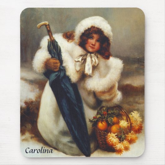 CAROLINA ~ Vintage Kunst ~ Norman Prescott-Davies  Mousepad (Vorne)