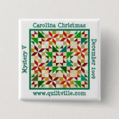 Carolina-WeihnachtsButton Button (Vorderseite)