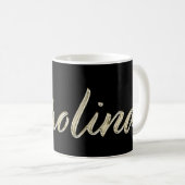 Carolina white gold Handwriting Tasse Kaffeetasse (VorderseiteRechts)