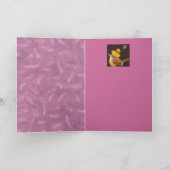 Carolina-Wren-Karte mit Biene und Blume Karte (Innenseite)