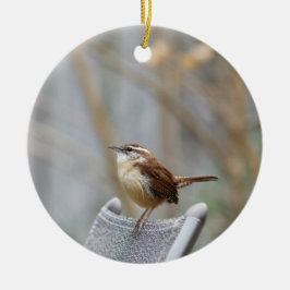 Carolina Wren Keramik Ornament