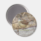 Carolina Wren Mediationsmagnet Magnet (Vorderseite/Rückseite)