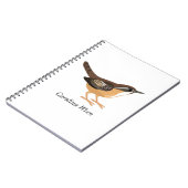 Carolina Wren Notizblock (Linke Seite)
