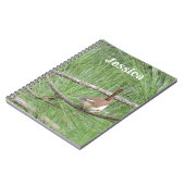 Carolina Wren, Pine Tree Notizblock (Linke Seite)