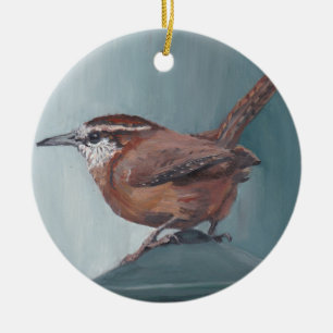 Carolina Wren Ristorante da Valentino Keramik Ornament