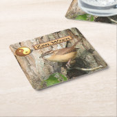 Carolina Wren Zen Untersetzer Set (angewinkelt)