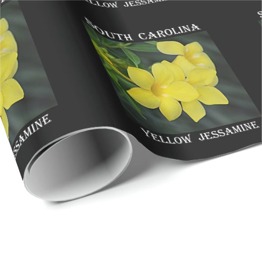 Carolina Yellow Jessamin Geschenkpapier (Rolleneckpunkt)