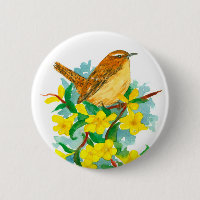 Carolina Yellow Jessamine Blume Wren Bird