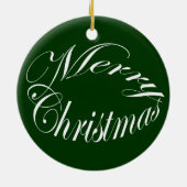 Carolina-Zaunkönig-Weihnachtsverzierung Keramik Ornament (Hinten)