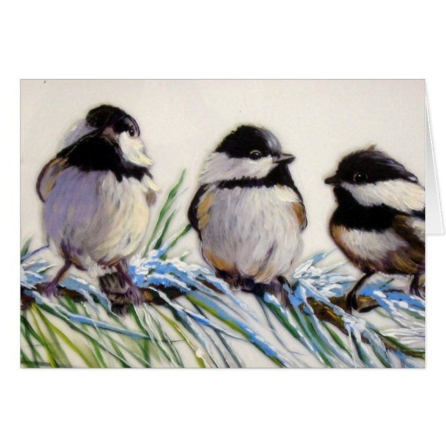 Carolinachickadevögel (Vorderseite (Horizontal))
