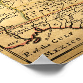 CarolinaPanoramakarte Poster (Ecke)