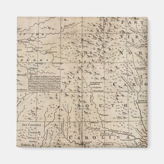 Carolinas und Georgia Magnet (Vorne)