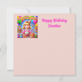 CAROLINE ~ Happy Birthday ~ Geburtstagskind ~ (Rückseite)