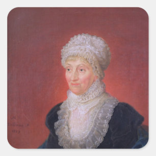 Caroline Herschel , 1829 Quadratischer Aufkleber