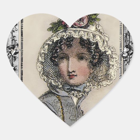 Caroline Herz-Aufkleber (Vorderseite)