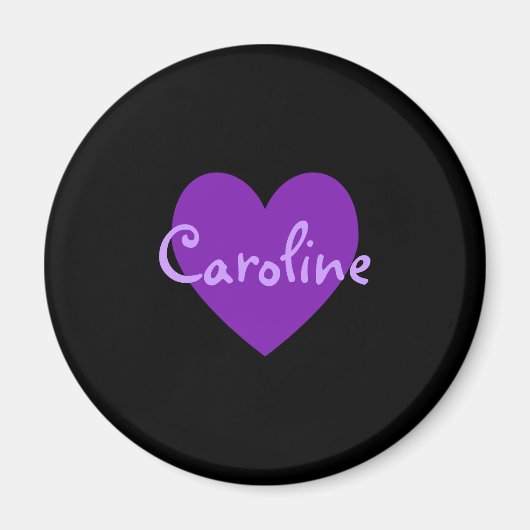 Caroline in Lila Magnet (Vorne)