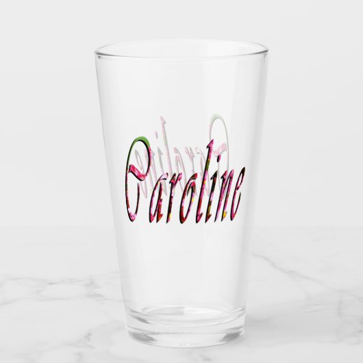 Caroline in meinem Namen, Glas (Vorderseite)
