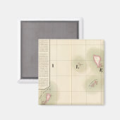 Caroline Islands Ozeanien 8 Magnet (Vorderseite/Rückseite)
