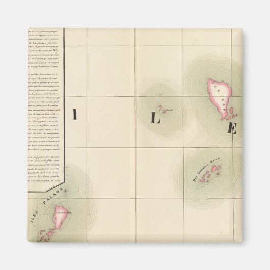 Caroline Islands Ozeanien 8 Magnet (Vorne)